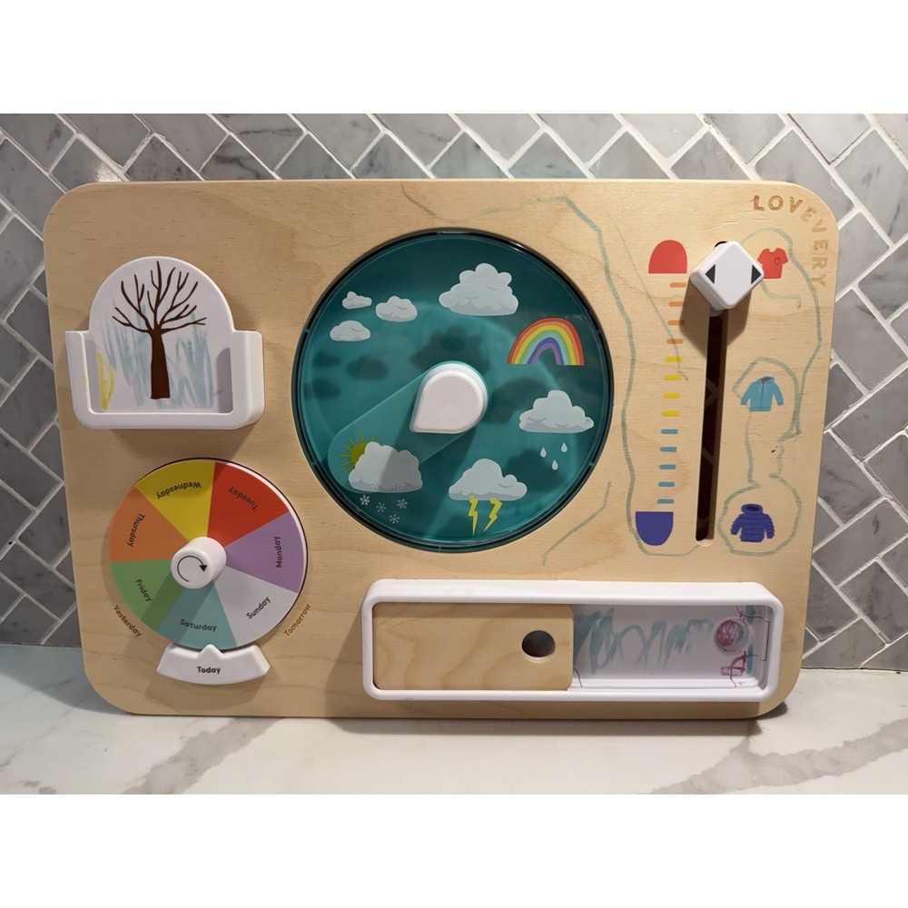 Lovevery Plan Ahead Wooden Weather Board Only Montessori The Observer Play Kit